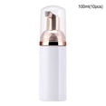 thumbnail image 3 of 10 Uds bomba de espuma botella de viaje a prueba de fugas recargable Sub paquete contenedores contenedor de espuma Sub paquete soporte líquido Cuentagotas de vidrio y botellas rosa dorado 100ml Seitruly CE0353-02B, 3 of 6