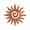 C, variant on DAMAI Metal Sun Wall Art Decor, Iron Wall Hanging Ornament with Modern Sculpture & Waterproof Outdoor Design, Yard Balcony Bedroom Living Room Wall Decoration for Home