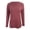 Brick Red, variant on Female Sweaters Long Sleeve Shirts for Women Knit Fall Fashion 2026 Dressy Casual Blouses Teacher Outfits Fall Sweater M