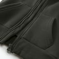 thumbnail image 6 of Futezty Toddler Kids Sweatshirts Zip Up Solid Sweatshirts Thickening and Fleecing Pullover Long Sleeve Zipper Hoodie Sweatshirt With Pockets Girls Kids Boys Coat&Sweatshirt Hoodie Coat, 6 of 8