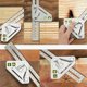 thumbnail image 3 of Multi-Function Woodworking Ruler Multi-Function Angle Woodworking Ruler Combination Measuring Square Ruler, 3 of 5