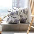 thumbnail image 6 of LALILO Throw Pillow Covers Floral With Plaid Plaid Bird Floral Oriental Cushion Cover 18" x 18", 2 Pack, 6 of 6