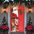 thumbnail image 4 of Decoraciones de Navidad Al Aire Libre Decoración de la Puerta Frontal de Navidad Impresión de la Puerta de Navidad Feliz Navidad, Suministros de Fiesta de la Puerta Frontal de Interior Y Al Aire Libre, 4 of 6