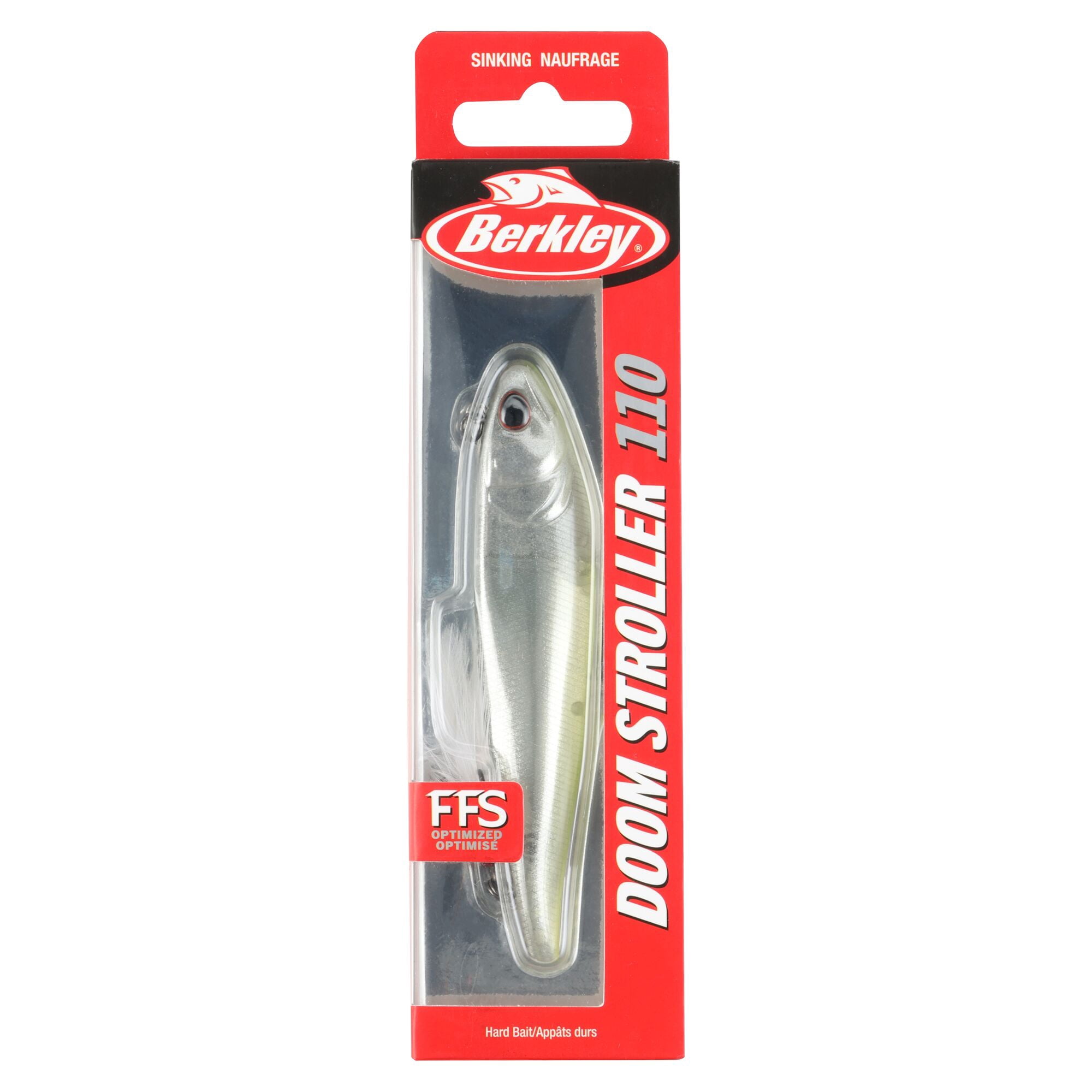 Berkley Doom Stroller Fishing Lure, 4.3 in, Misty Minnow (1-count)
