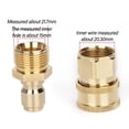 thumbnail image 2 of Car Washer Inlet Pipe Connector Adapter Set Car M22*1.5 4/6 Dispenser Pacifier, 2 of 8