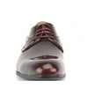 thumbnail image 4 of Majestic Men's 96503 Faux Snake Skin Heel Derby Lace Up Oxford Dress Shoes, 4 of 6