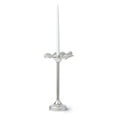 thumbnail image 2 of blossom-platinum-tapered-candle-holder-13, 2 of 3
