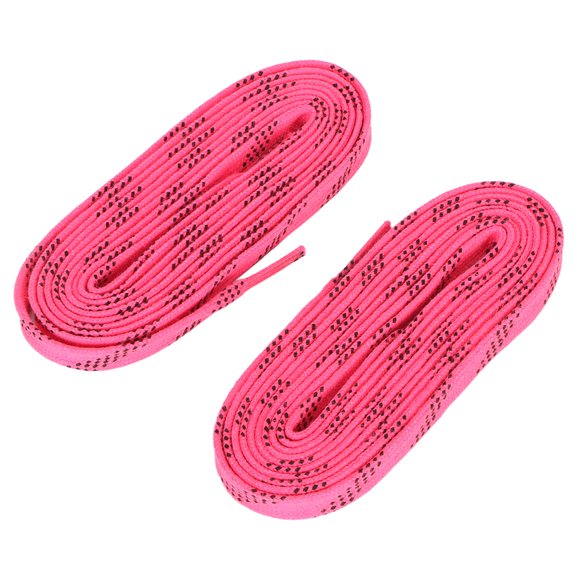 Lacets de Hockey Cirés, 2 Paires de Lacets de Hockey en Ligne à Adhérence Améliorée Imperméables pour Chaussures Régulières