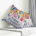 thumbnail image 3 of Happy Easter Pillow Covers 26x26 Inch Decorative Throw Pillow Cover, Colorful Eggs Spring Tulips Flowers Farm Wooden Sofa Pillowcases Accent Cushion Case Home Decor Bedroom Living Room, 3 of 6