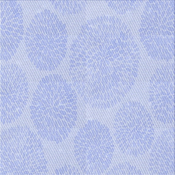 Ahgly Company Indoor Square Patterned Heavenly Blue Area Rugs, 5' Square