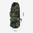 thumbnail image 2 of pitrice Sac à Dos de Skateboard Sac à Dos Réglable Résistant à l'Eau Skate Porter Sangles Sac à Dos Preuve de l'Eau Sac de Skate de Voyage Longboard Transporter Cas Vert, 2 of 9