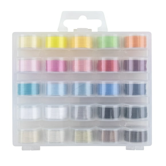 Trusew Bobbin 25 Piece 50 Yd Multi