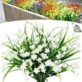 thumbnail image 2 of Clearance! Shiogb Artificial Flowers for Outdoors, Outdoor Artificial Flowers Outdoor Artificial Flowers Realistic Indoor or Outdoor Decoration Artificial Flowers (2 Bunches), 2 of 8