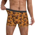 thumbnail image 3 of Mens Underwear Boxer Briefs - Classic Brown Cute Cat Comfort Breathable men's boxer briefs with Flex Waistband, 3 of 7