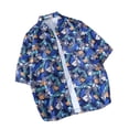 thumbnail image 2 of Pitauce Mens Hawaiian Shirt Short Sleeve Button Down Tropical Shirts Summer Casual Holiday Beach Shirt with Pockets, 2 of 4
