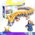 thumbnail image 1 of Dragon Toy HyBais HyBais Dragón de cristal impreso en 3D de 30 pulgadas, 1 of 8