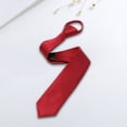 thumbnail image 4 of Atar Corbata preatada para hombre, corbata delgada ajustable de 1,97 pulgadas para padre marido (rojo vino) Ygjytge Vino rojo Única para Hombre, 4 of 6