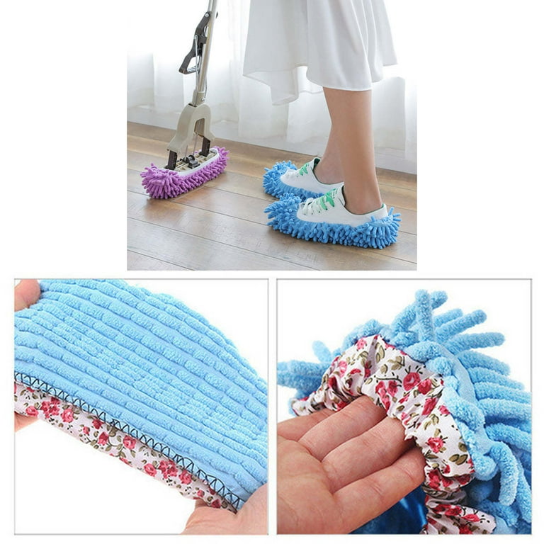 Lazy Maid Quick Mop Slippers 3/pk Pairs