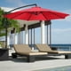 thumbnail image 3 of Fiudx Sombrilla de Patio, Tela de Poliéster Resistente, Diseño Moderno, Protección Uv 95 %, Ideal para Playa y Jardín, Ideal para Disfrutar Al Aire Libre En Familia, Fácil Mantenimiento., 3 of 4