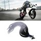 thumbnail image 1 of Trenzas para casco de motocicleta, peluca para casco de motocicleta de 27,6 pulgadas, trenzas para casco de mujer, mayor durabilidad, 1 of 9
