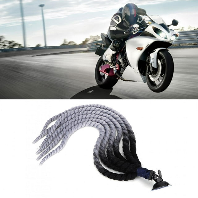 Casco de motocicleta, casco de motocicleta de 27,6 pulgadas, casco de motocicleta para mujer, casco con trenzas, cola de caballo, funcionalidad versátil