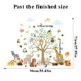 thumbnail image 1 of Cartoon Jungle Animal Wall Sticker Kid Room Boy Bedroom Decor Children Nursery, 1 of 9