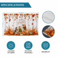 thumbnail image 6 of Thanksgiving Dog Cat Placemats Set of 2, Fall Pumpkin Maple Leaves Wooden Washable Wipeable Table Mats for Dining Tables, Indoor Outdoor Kitchen Place Mats for Holiday Party Table Decor, 6 of 9
