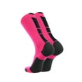 thumbnail image 2 of TCK Baseline 3.0 Athletic Crew Socks - Hot Pink Graphite Black, 2 of 2