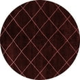 thumbnail image 1 of Ahgly Company Indoor Round Abstract Red Modern Area Rugs, 5' Round, 1 of 4