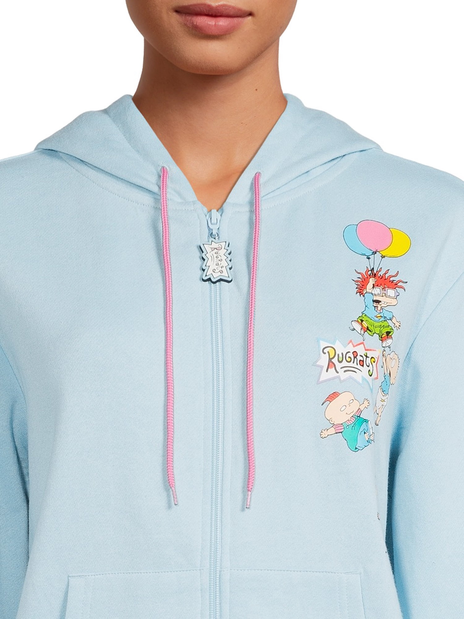 Rugrats Juniors' Characters Novelty Zipper Pull Hoodie - Walmart.com
