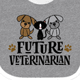 thumbnail image 4 of Inktastic Vet Future Veterinarian in Training Boys or Girls Baby Bib, 4 of 4
