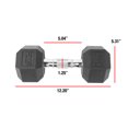 thumbnail image 4 of CAP Barbell Coated Hex Dumbbell, Single 25 Lbs., 4 of 6