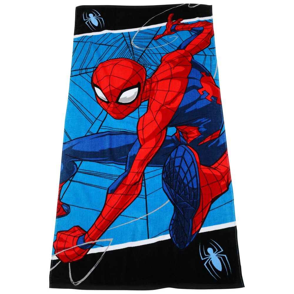 SpiderMan On The  Beach Towel