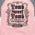 thumbnail image 3 of Disney - Haunted Mansion Parks Attraction - Tomb Sweet Tomb - Toddler & Youth Girls Raglan Graphic T-Shirt, 3 of 5