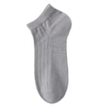 thumbnail image 2 of No Show Socks for Men Non Slip Low Cut Ankle Sock for Walking Running Gym Workouts,Dark Gray, 2 of 6