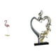 thumbnail image 1 of Estatua de resina,Escultura de estatua de flamenco de resina,arte para jardín exterior,Estatua de pareja,Figura de pareja besándose,regalo de boda moderno,Estatua de pareja besándose, 1 of 8