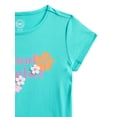 thumbnail image 2 of Wonder Nation Girls Embellished Graphic Tee with Short Sleeves, Sizes 4-18 & Plus, 2 of 3