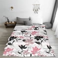 thumbnail image 5 of Sikiie Lilies Flowers Ultra-Soft Micro flannel Blanket Luxury All Seasons Warm Blanket for Bedding Sofa and Travel (4 sizes)-50"x40", 5 of 7