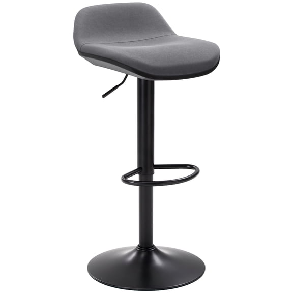 Grey Standing Desk Stool, Height Adjustable Standing Desk Chair, Ergonomic Sit Stand Stool with Footrest, 360° Swivel Leaning Stools for Office Home