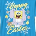 thumbnail image 2 of Boy's SpongeBob SquarePants Colorful Hoppy Easter  Graphic Tee Turquoise Large, 2 of 4