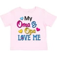 thumbnail image 3 of Inktastic My Oma and Opa Love Me with Hearts Boys or Girls Toddler T-Shirt, 3 of 5