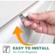 thumbnail image 5 of Vinyl Siding Hooks, Heavy-duty Stainless Steel, No Nails & Screws Needed, Reusable Siding Clips For Decorative Hanging, Supports Up To 12 Lbs, Easy to Install & Remove, Low Profile Design, 5 of 6