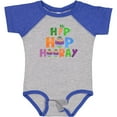 thumbnail image 3 of Inktastic Easter Hip Hop Hooray with Eggs and Carrot Boys or Girls Baby Bodysuit, 3 of 5