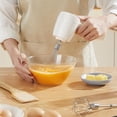 thumbnail image 3 of Mezclador eléctrico inalámbrico de alimentos batidora de cocina huevo batidor espuma de plástico cuerpo, 3 of 8