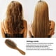thumbnail image 2 of Sandalwood Hair Brush Wooden Natural Handmade Detangling Massage Hair Comb with Gift Box, 2 of 5