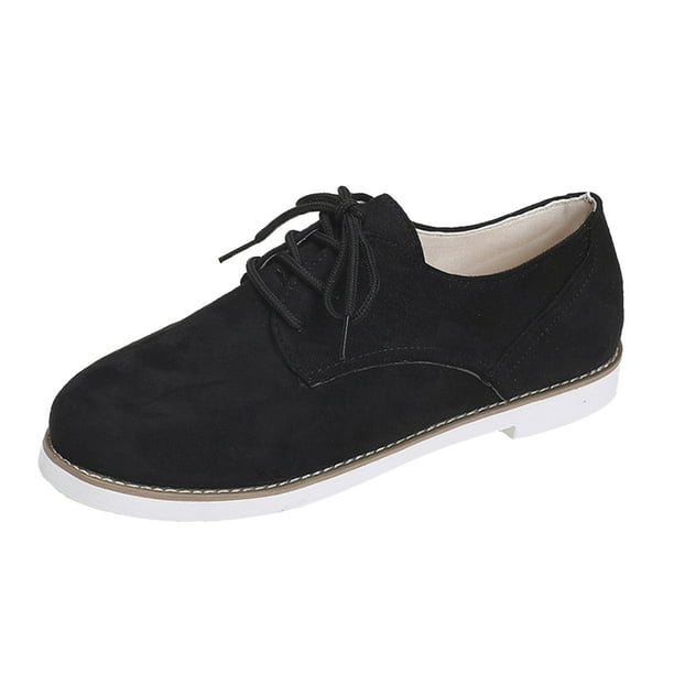 Womens wide width lace up sale shoes