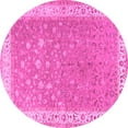 thumbnail image 1 of Ahgly Company Indoor Round Persian Pink Traditional Area Rugs, 3' Round, 1 of 4
