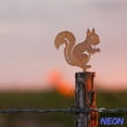 thumbnail image 2 of Handmadetneonsign Squirrel Metal Rusty Tree Stake, Animal Garden Tree Stake, Metal Tree Stake Decor 046006, 2 of 5