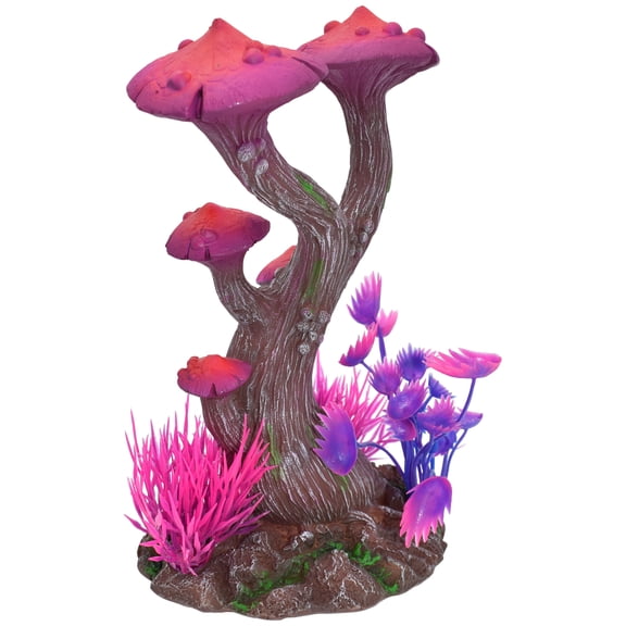 Komodo Aquarium Decor Pink Mushroom