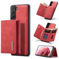 thumbnail image 1 of SaniMore Case for Samsung Galaxy S23 6.1" 2023, PU Leather Case Soft TPU Inner Detachable Magnetic Folding Wallet Card Slots Kickstand Anti-drop Shockproof 360°Protection Case for Galaxy S23, Red, 1 of 9